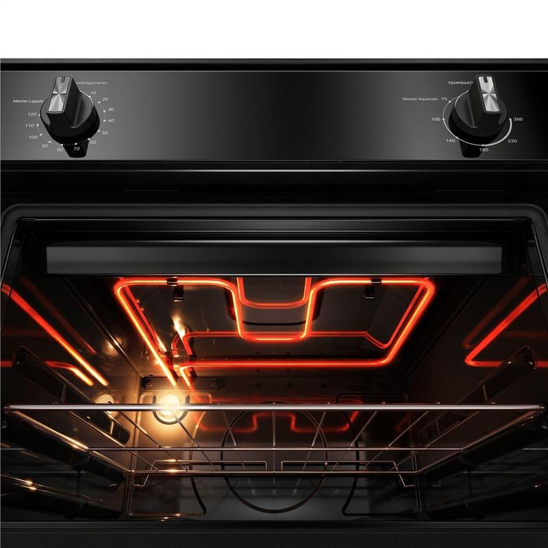 forno elétrico de embutir consul 47 litros 127v preto cob47be