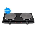 fogão elétrico portátil elgin 2 bocas 2.000w 127v preto (mp)