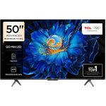 smart tv 4k 50" tcl qd-mini led 50c6ks