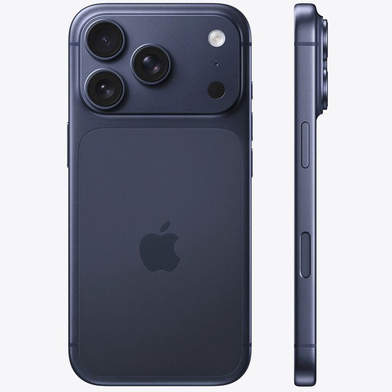 apple iphone 17 pro max 6,9" 256gb câmera tripla fusion 48mp azul-intenso