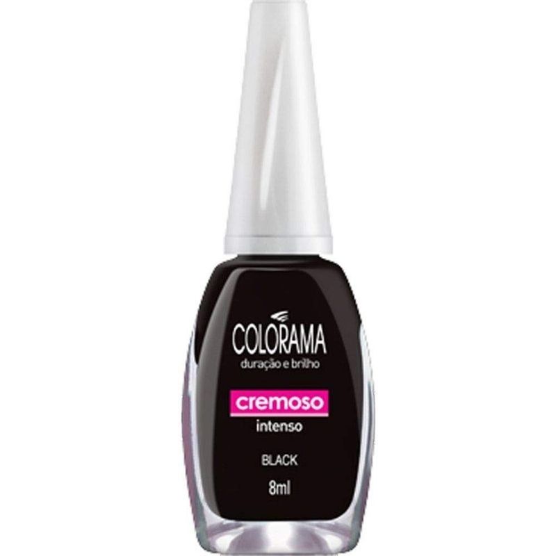 esmalte colorama cremoso black 8ml