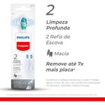 refil para escova de dente elétrica philips colgate sonicpro limpeza profunda com 2 unidades