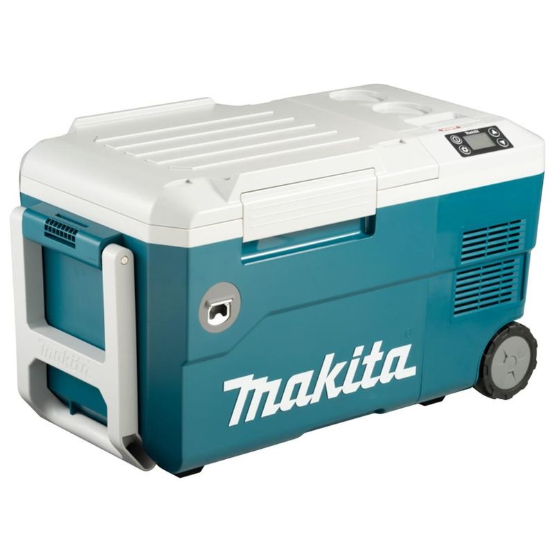 cooler refrigerador e aquecedor makita 40v azul cw001gz01