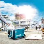 cooler refrigerador e aquecedor makita 40v azul cw001gz01