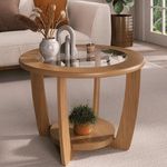 mesa de centro artely curve carvalho 4575