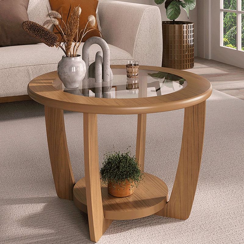 mesa de centro artely curve carvalho 4575