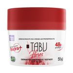 desodorante em creme antitranspirante tabu flores 55g