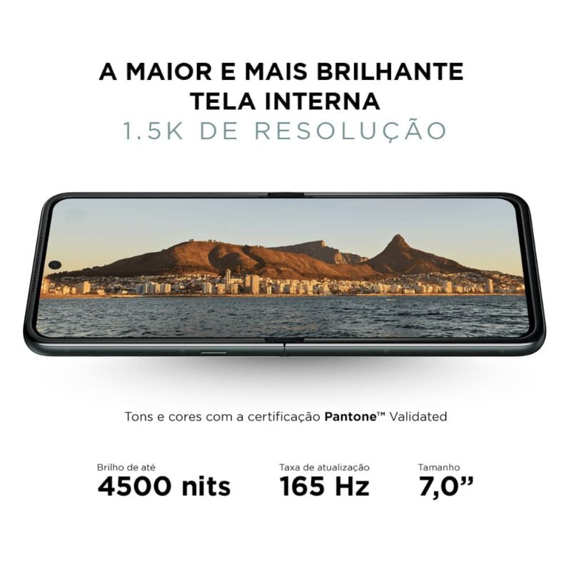 smartphone motorola razr 60 ultra 5g marrom 1tb 16gb tela 6" câmera 50mp