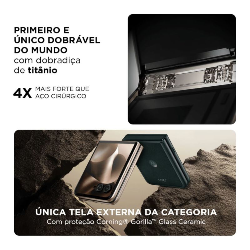 smartphone motorola razr 60 ultra 16gb ram 1tb 5g vermelho