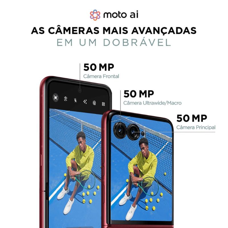 smartphone motorola razr 60 ultra 16gb ram 1tb 5g vermelho