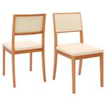 sala de jantar 9 peças dj móveis melissa freijó e off white