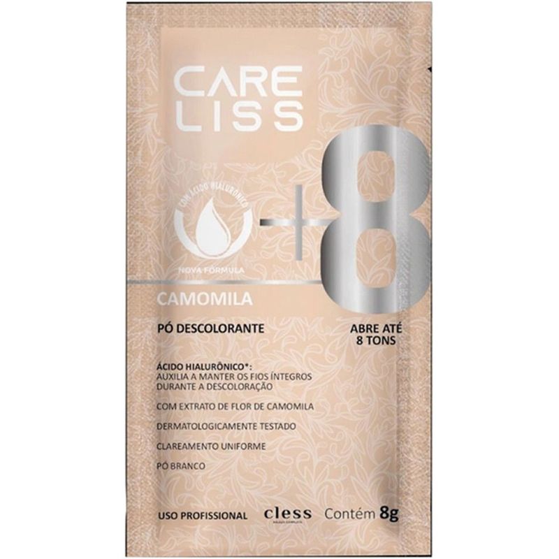 pó descolorante care liss camomila 8g