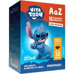 vitatoon stitch polivitamínico a a z sabor brigadeiro 30 gomas maxnutri