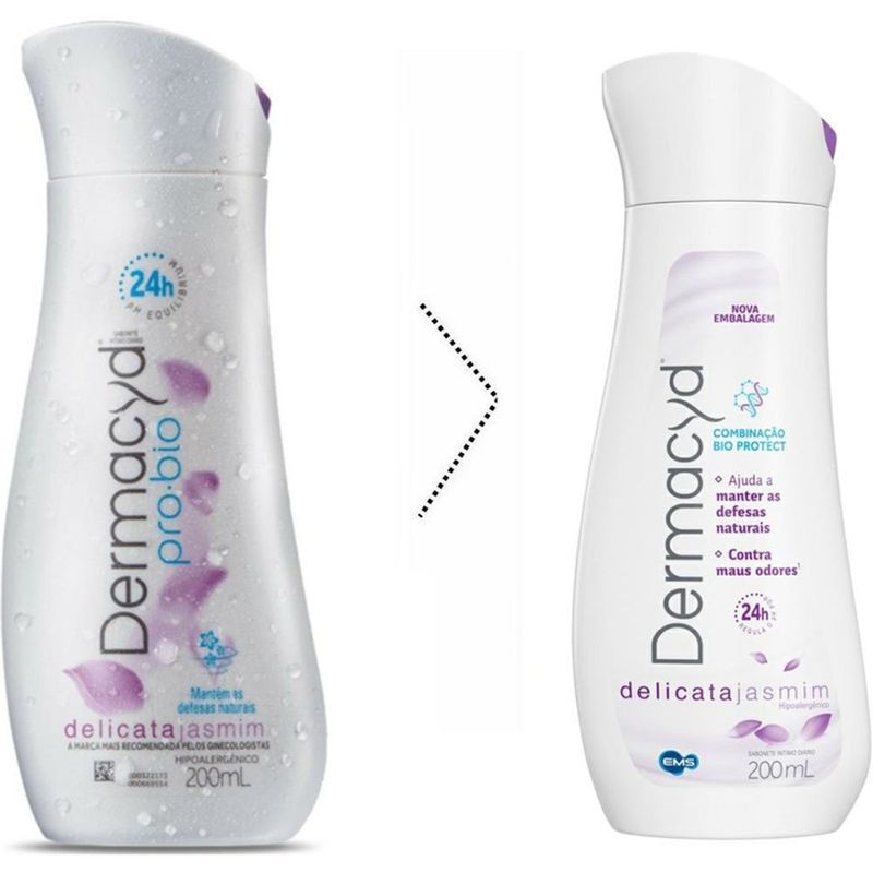 sabonete líquido íntimo dermacyd delicata 200ml