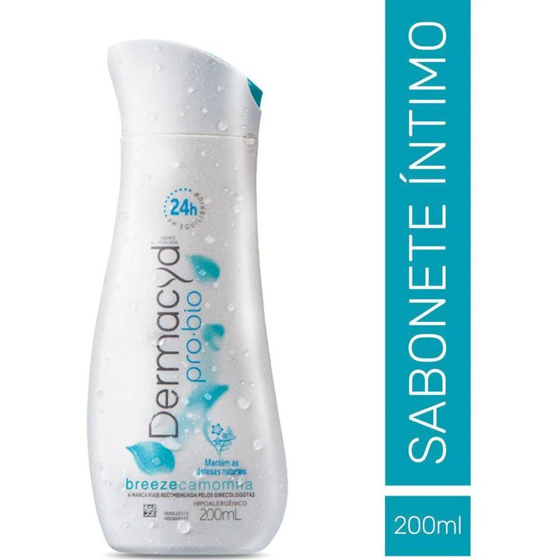 sabonete líquido íntimo dermacyd breeze camomila 200ml