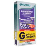 paracetamol 500mg + cafeína 65mg 20 comprimidos revestidos germed