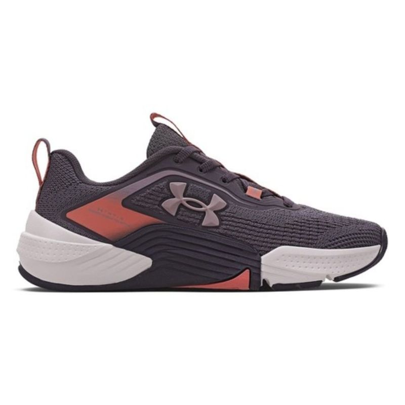 tênis de crossfit feminino n° 37 under armour tribase reps 2 se preto e vermelho (mp)