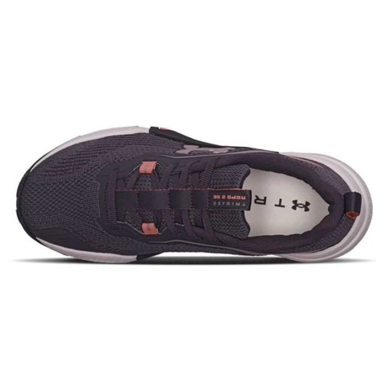 tênis de crossfit feminino n° 37 under armour tribase reps 2 se preto e vermelho (mp)