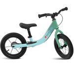 bicicleta de equilíbrio infantil pro bandeirante com freio aro 12 - verde