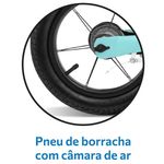 bicicleta de equilíbrio infantil pro bandeirante com freio aro 12 - verde