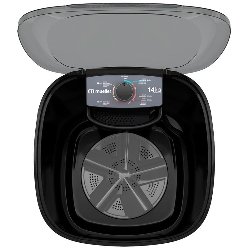 lavadora tanquinho mueller 14kg preto 610004290