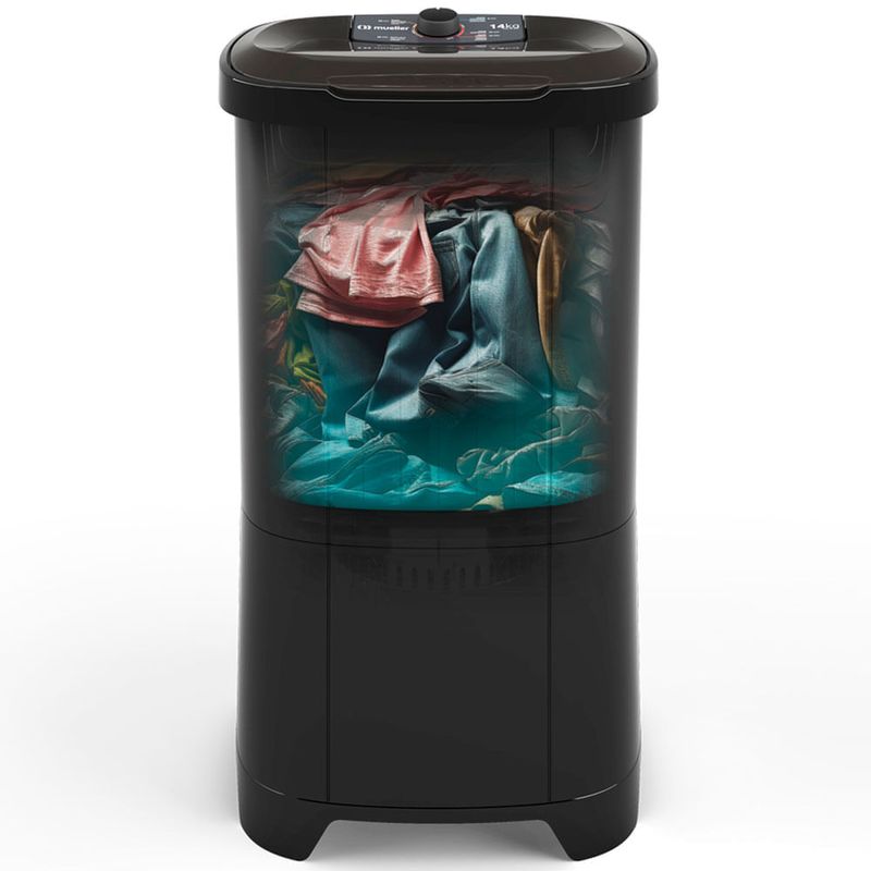 lavadora tanquinho mueller 14kg preto 610004290