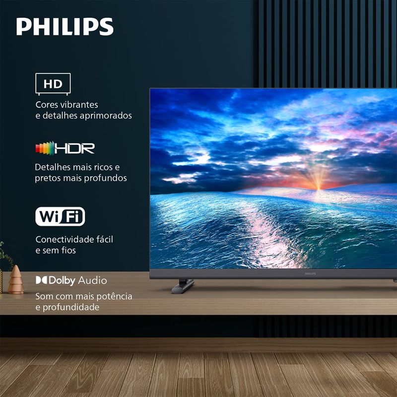 smart tv 32" philips hd 32phg6910/78