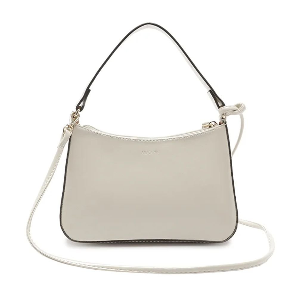 Bolsa Tiracolo Anacapri Pequena Ivory Branca
