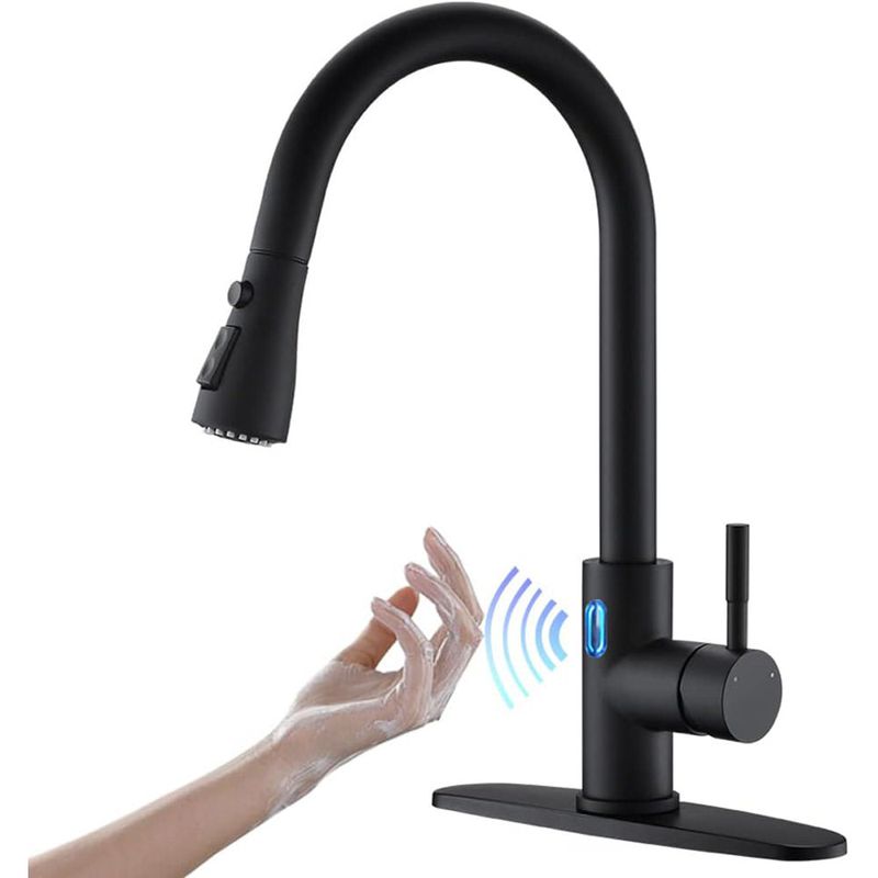 torneira de cozinha retrátil com pulverizador aço inoxidável a-bi