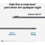 tablet samsung galaxy tabs11 256gb cinza tela 11" 12gb ram
