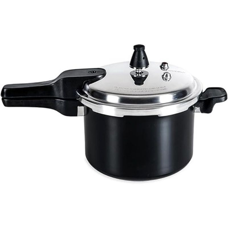 panela de pressão brinox com indução 5,4 litros preto 4954102