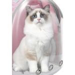 mochila para pet transporte geerduo rosa a-bi