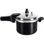 penela de pressão brinox 4,2 litros com indução cerâmica preto fosco 4954/100