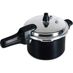 penela de pressão brinox 4,2 litros com indução cerâmica preto fosco 4954/100