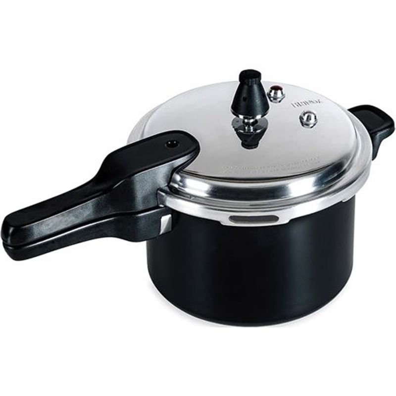 penela de pressão brinox 4,2 litros com indução cerâmica preto fosco 4954/100