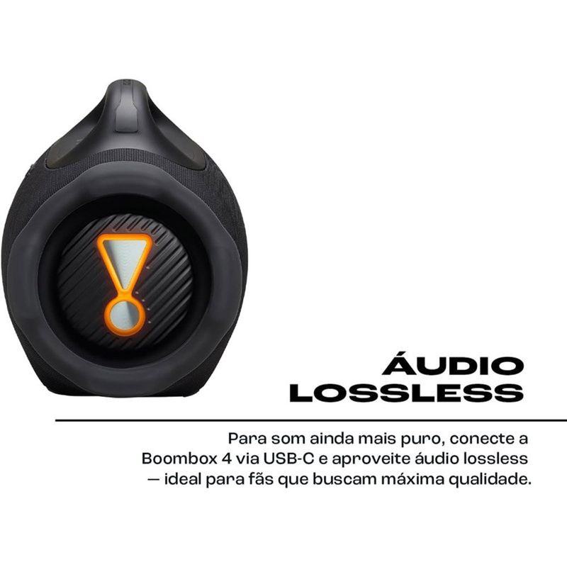 caixa de som boombox 4 jbl preto 28913917