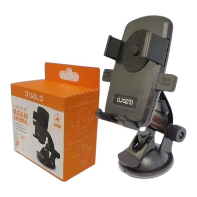 suporte de celular para carro a'gold com ventosa spc-56 (mp)