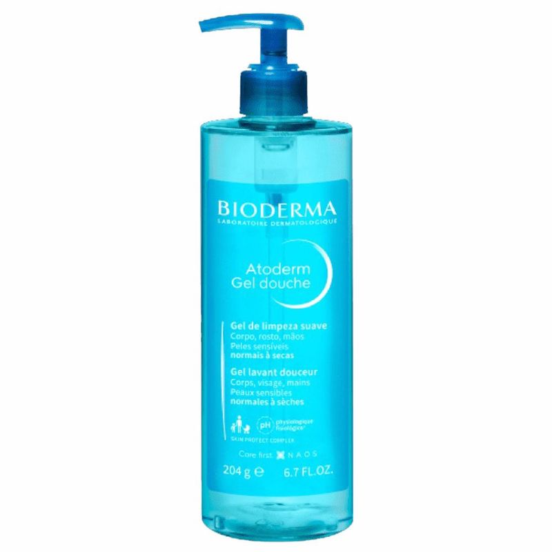 gel de banho antiressecamento bioderma atoderm gel douche 200ml