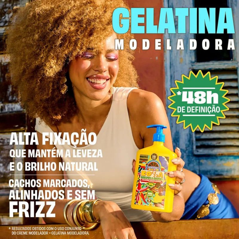 máscara capilar lola from rio brilho lamenar a fórmula 100g