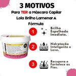 gelatina modeladora capilar lola from rio bossa crespos & cachos 500g