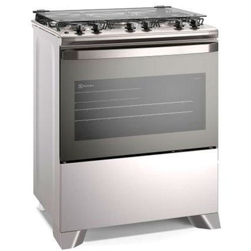 fogão 5 bocas electrolux mesa inox fe5ig