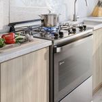 fogão 5 bocas electrolux mesa inox fe5ig
