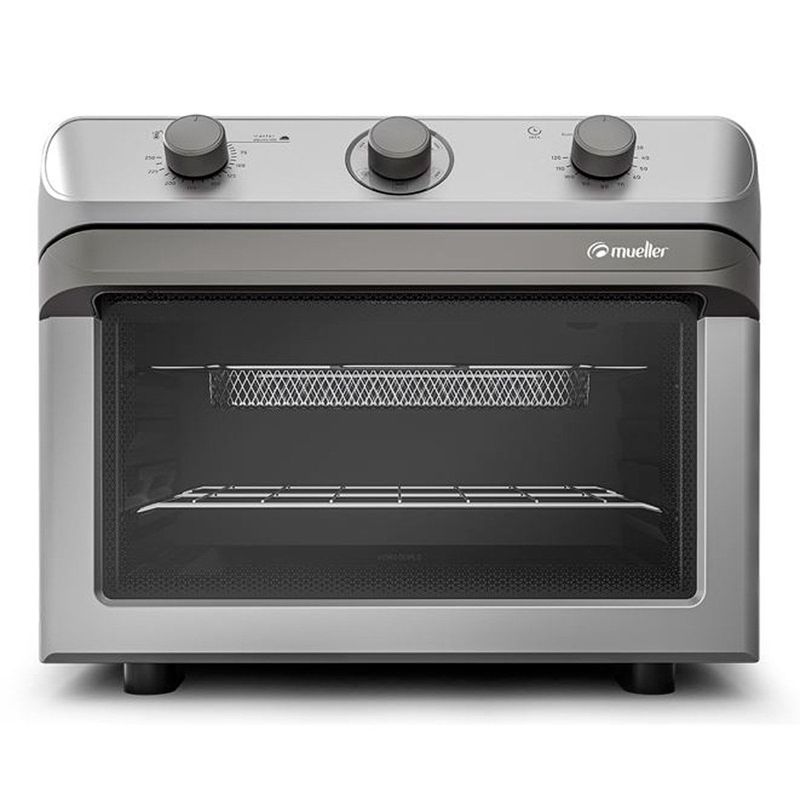 fritadeira elétrica sem óleo mueller fryer air forno 35 litros prata mfb35g