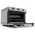 fritadeira elétrica sem óleo mueller fryer air forno 35 litros prata mfb35g