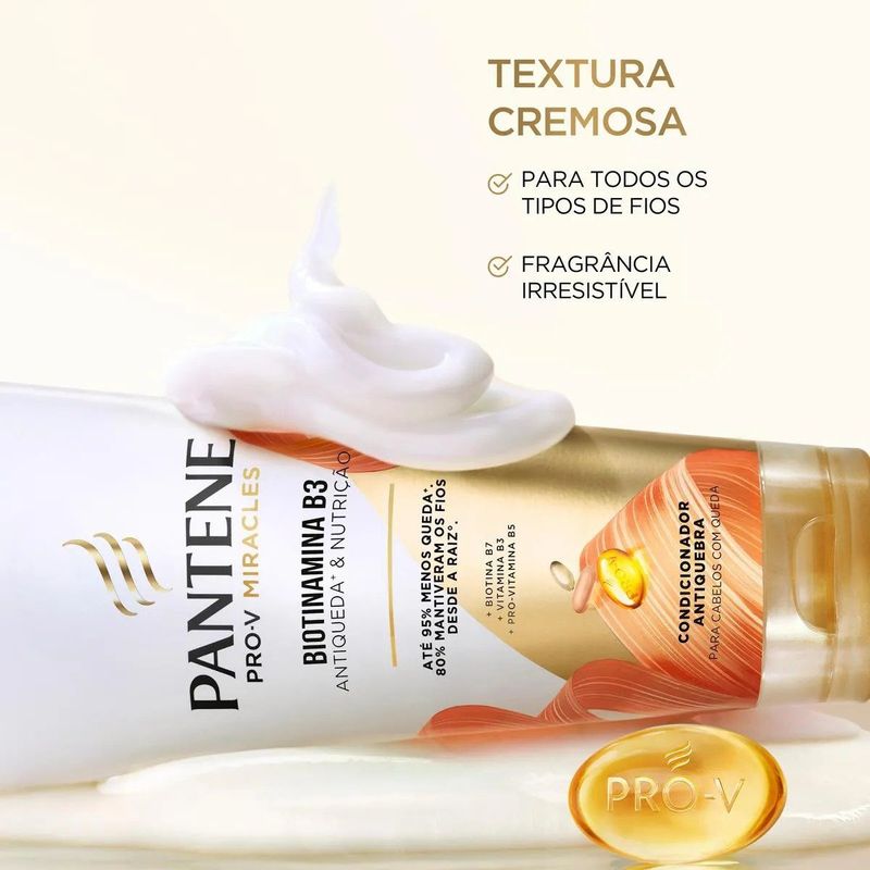 kit pantene biotinamina b3 antiqueda & nutrição shampoo 300ml + condicionador 150ml
