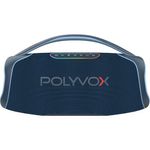 caixa de som bluetooth polyvox boombox xb-2 140w azul