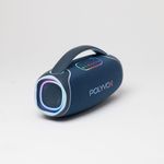 caixa de som bluetooth polyvox boombox xb-2 140w azul