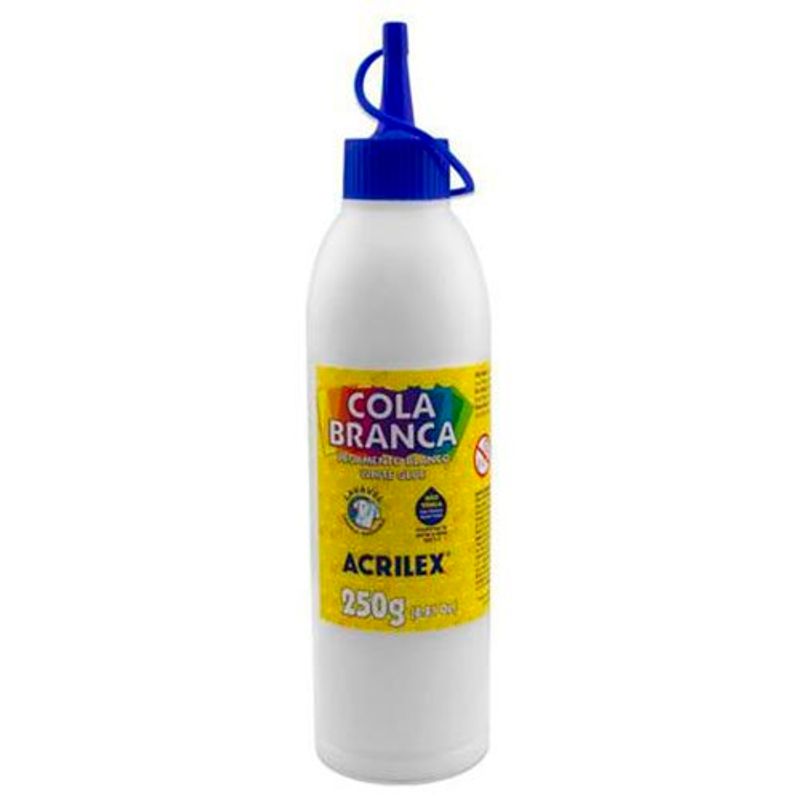 cola escolar acrilex branca 250g 2825