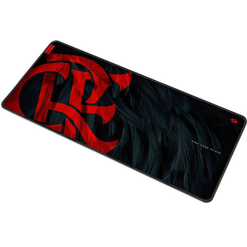 mousepad gamer redragon flamengo preto