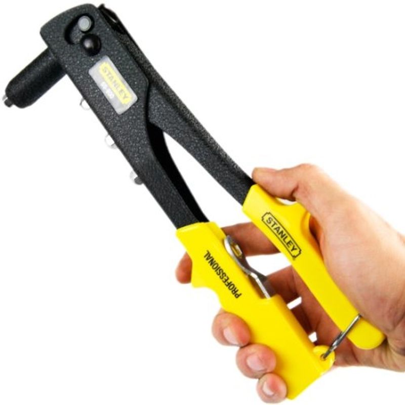 rebitador com cabeça orientável stanley amarelo 69-800